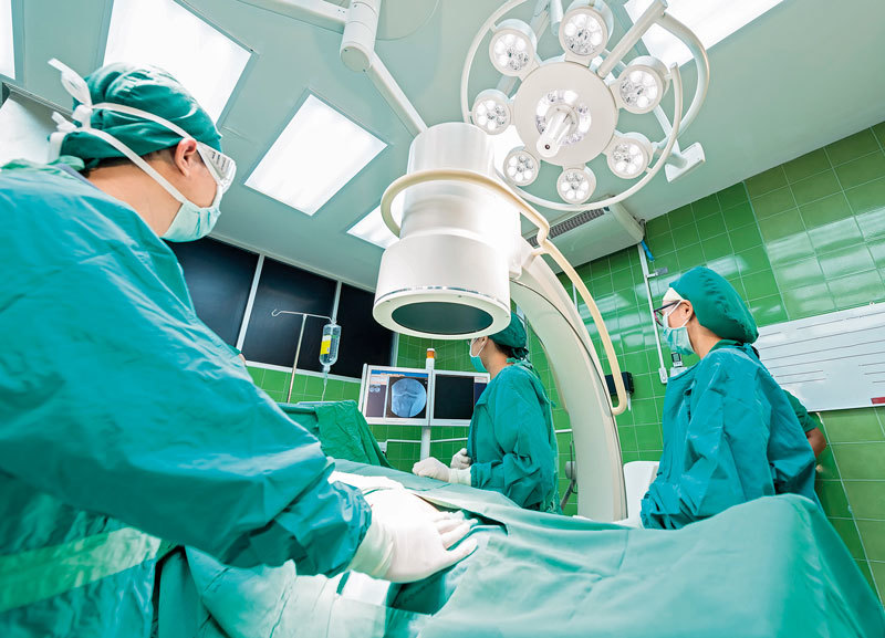 Medical team working