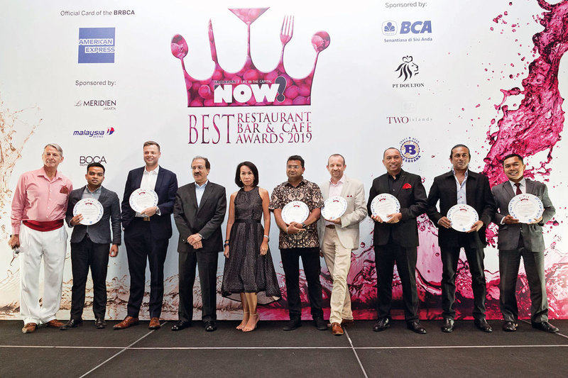 The NOW! Jakarta Best Restaurant, Bar and Café Awards Honour 2019 Winners
