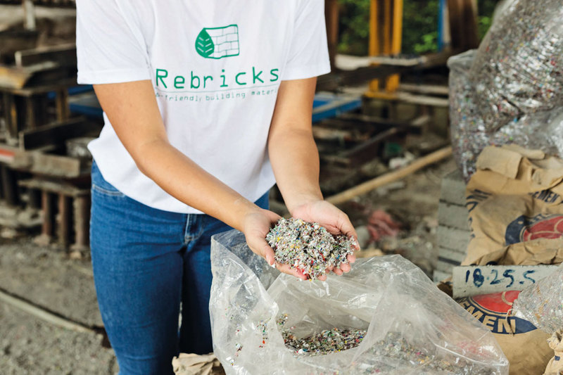 Rebricks: From Plastic Waste to Eco-friendly Bricks