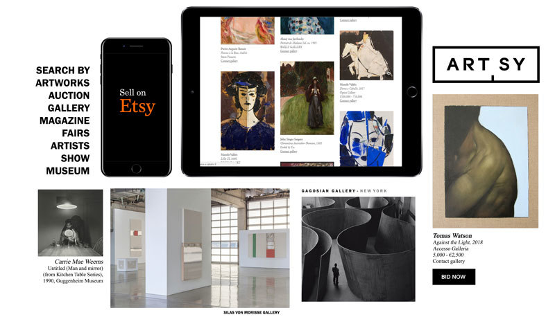 Art Meets Commerce Online: Artsy And Etsy Help Bring | NOW 