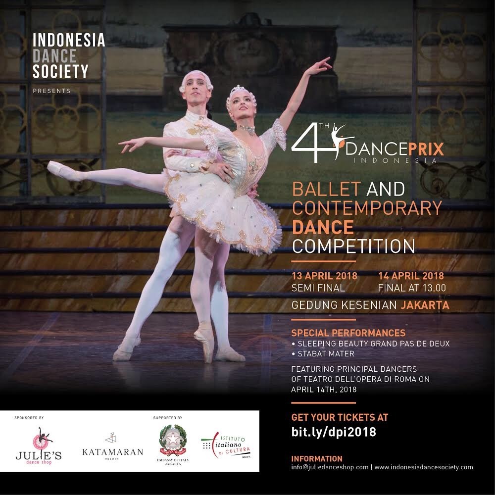4 th DANCE PRIX INDONESIA 2018 Ballet & Contemporary Dance Competition