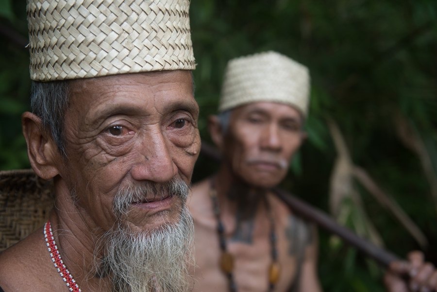 Life of Dayak  in Sungai Utik Iban  Village NOW JAKARTA